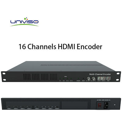 Digital Head End input HDMI HD H.264 &amp; H.265 Encoder dengan IP &amp; ASI output, masukkan logo
